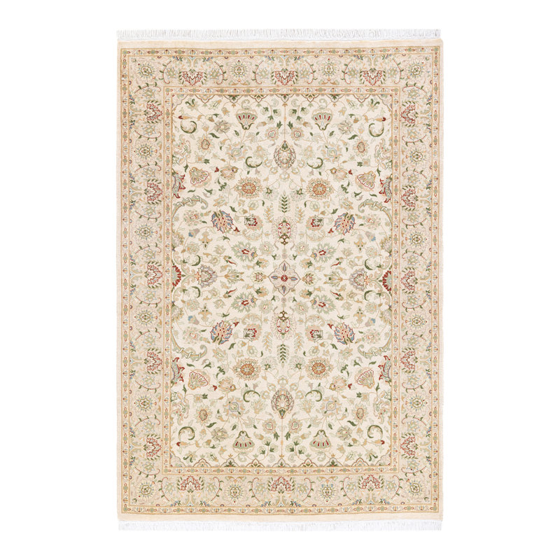 Classic One-of-a-Kind 4' 3" X 6' 2" Hand Knotted Area Rug