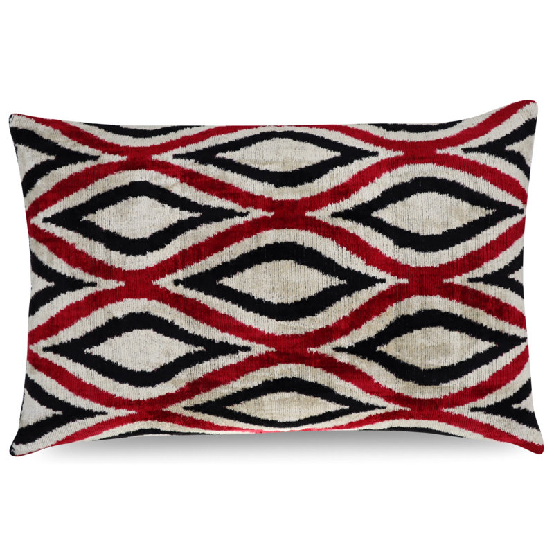 Housse et insert de coussin rectangulaire lombaire