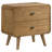 Winston Light Ash 2-Drawer Nightstand Bedside Table