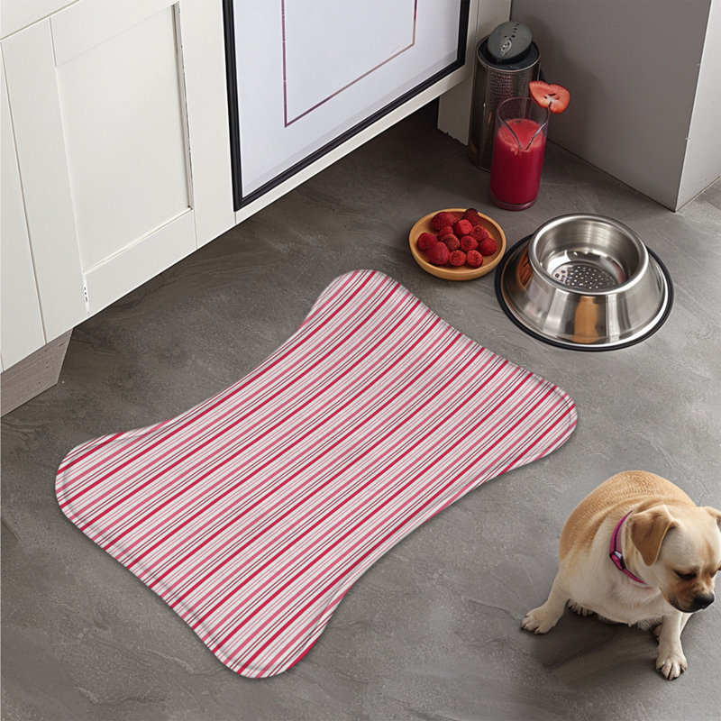 Pink Cherish - 1 Piece Bone Shape Feeding Mat