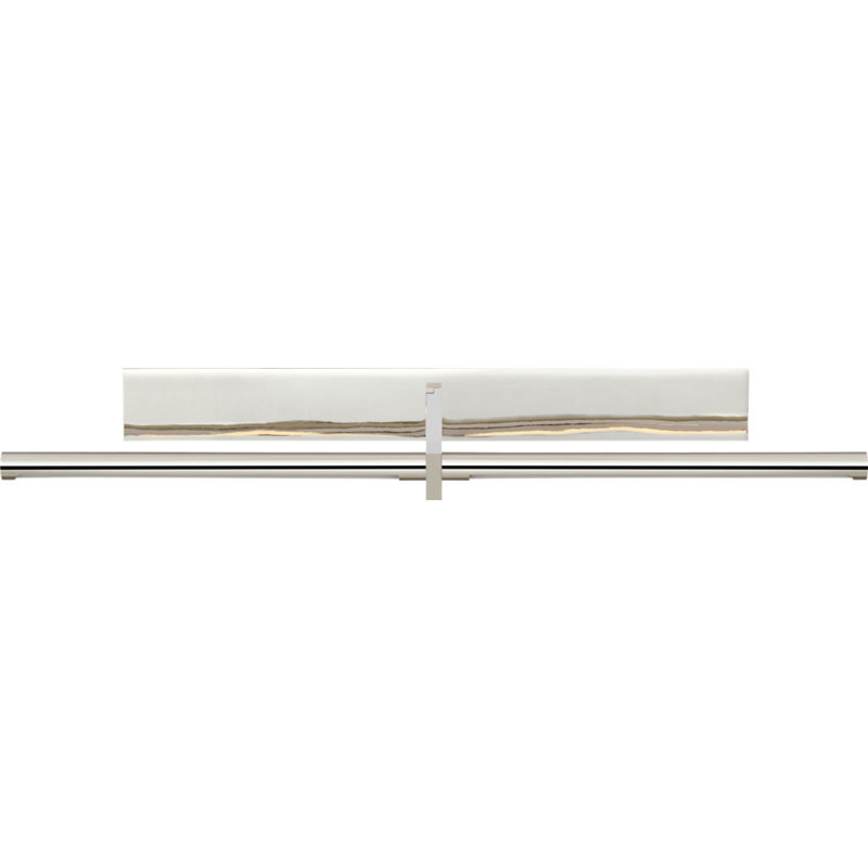 Axis Pivoting Library Light, 3" H x 31.5" W x 13.25" D, Polished Nickel