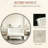 Compact Sofas, Polyester and Wood Retro Tufted Loveseat for Home
