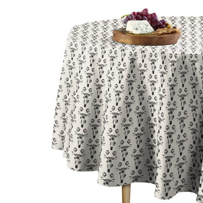 Ehren Geometric Round Tablecloth