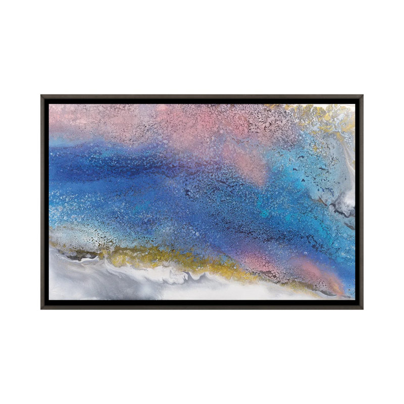 Sakura 12 - 02-23 - Reproduction d'art murale - Toile encadrée, Gris, H 18 po x l 26 po