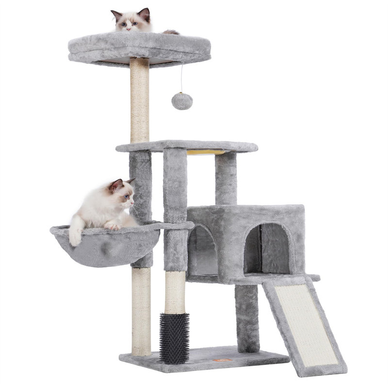 Elgin 7.09'' H Cat Tree, 7.09" H x 12.6" W x 17.32" L, Gray