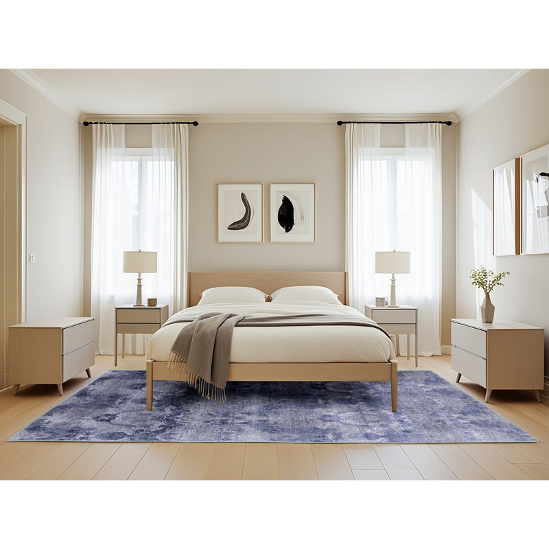 Tapis oriental noir et gris, Rectangle 5 pi x 8 pi