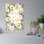 «Merry And Bright Floral Contemporary Rose Winter Flower», reproduction d'art murale