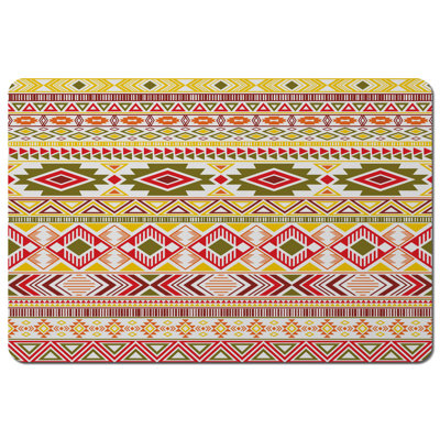 Diradur Polyester, Wood Geometric Rectangle Placemat