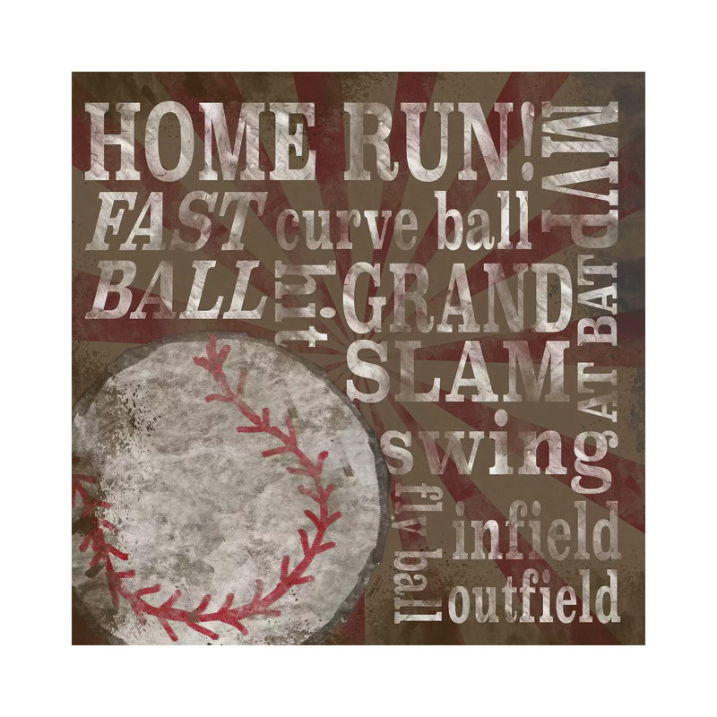 All Star Sports III by Tara Reed - Wrapped Canvas Print, 30.48 cm H x 30.48 cm W