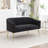Upholstered Faux Fur Loveseat-1108305442-1108305443