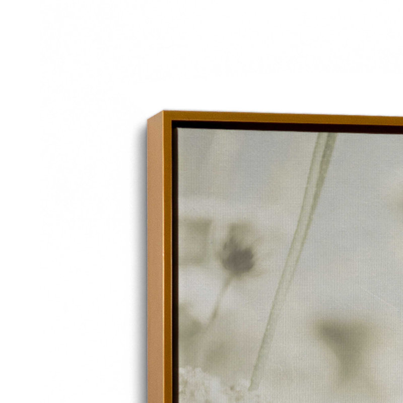 Pastel Wildflower Whispers Set of 2 Canvas Prints in a White Frame, 24" x 24", Or poli, H 13 po x l 26 po