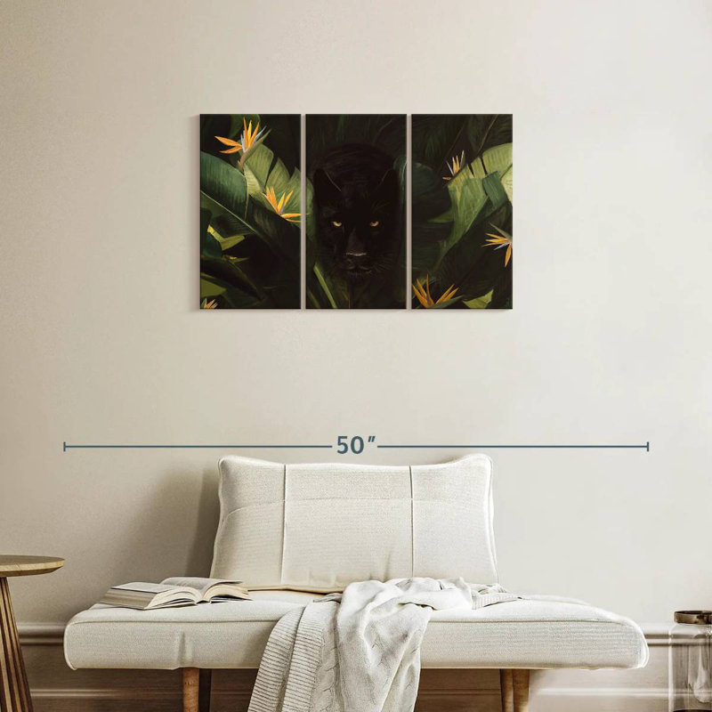 Hello Panther, 20" H x 33" W