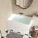 47" x 27.6" Standard Rectangular Freestanding Soaking Acrylic Small Bathtub for Small Space without Seat