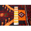 Tapis unique en laine noué à la main 3 pi 1 po x 5 pi 8 po nouvel âge Kalgoorlie