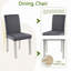 Ensemble de table de salle à manger en bois 5 pièces, ensemble de table de cuisine avec table rectangulaire et 4 chaises rembourrées, ensemble de table de salle à manger en bois avec décoration en cristal-34282190-34282188