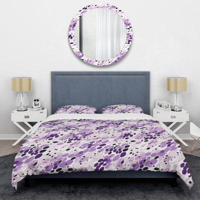 Ensemble de housse de couette Lilas
