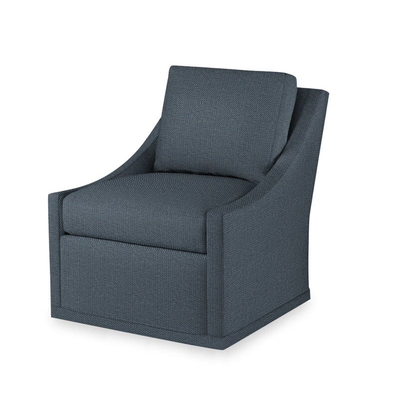 Dean Outdoor Swivel Lounge Chair, Navy Blue 71628L58