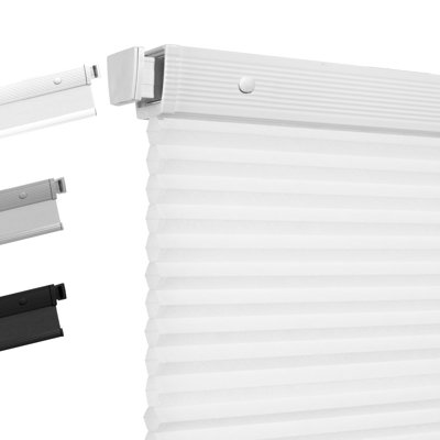 Cordless No Drill Cellular Shades, Blackout / Light Filtering Honeycomb Blinds Pleated Thermal Insulated Window Shades for Indoor Windows, Home and Office, 21" W x 48" H