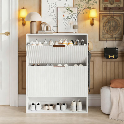 20 Pair Shoe Storage Cabinet