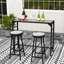 Table de bar Rinard Outsunny
