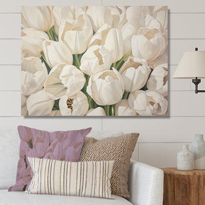 Minimalisme beige tulipes symphonie III - tulipes