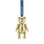 Christmas Teddy Golden Ornament