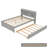 Solid Wood Bookcase Bed-1514734535