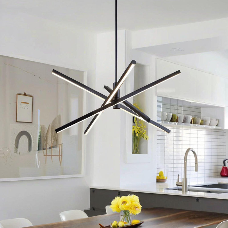 4-light Linear Led Chandelier