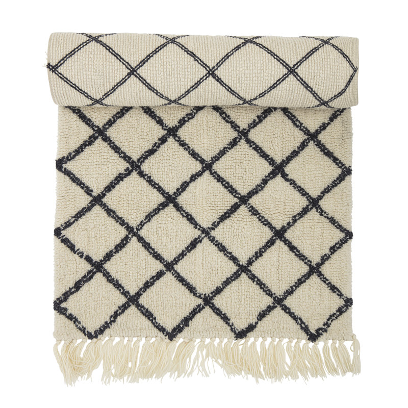 Wool Geometric Indoor Rug