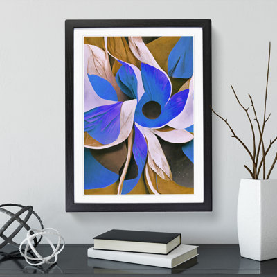 Abstract Floral Art No.5 - Framed Print