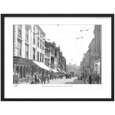Nottingham, Chapel Bar C1950 - Single Picture Frame Print