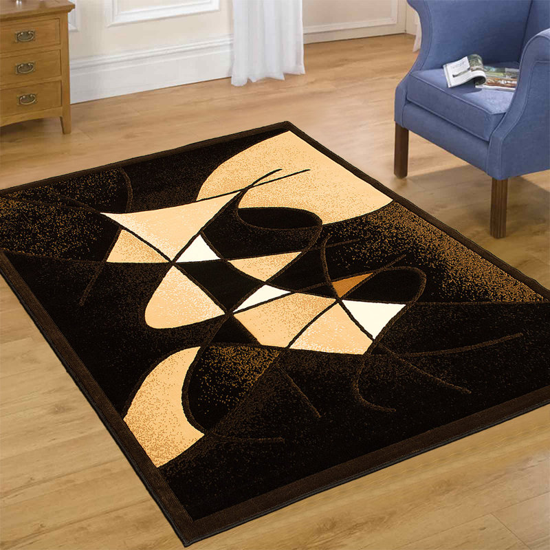 Abstract Indoor Rug, 5'2" x 7'2"