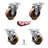 High Temp Phenolic Swivel Caster