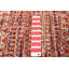 One Of Kind Hand Knotted Silk Shadow Red Rug 2'11" x 19'3"