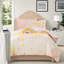 Ensembles de literie pour enfants, couette en microfibre sherpa rose arc-en-ciel pour lit simple/simple XL