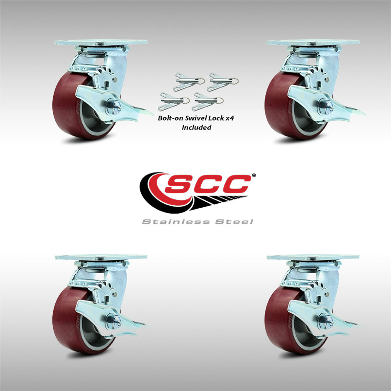 Poly sur roulettes en aluminium