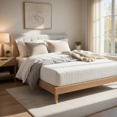 Mae Twin Size Mattress, Cool Gel Memory Foam, Tencel Cover, 8 Inch Firm