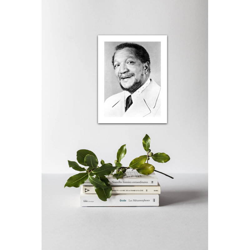 Gros plan sur Redd Foxx - photographie, H 10 po x l 8 po