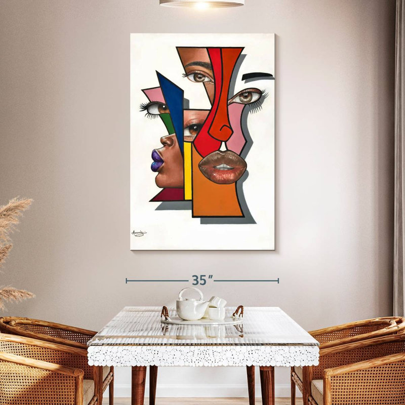 Leisha Abstract Untitled, 51" H x 34" W