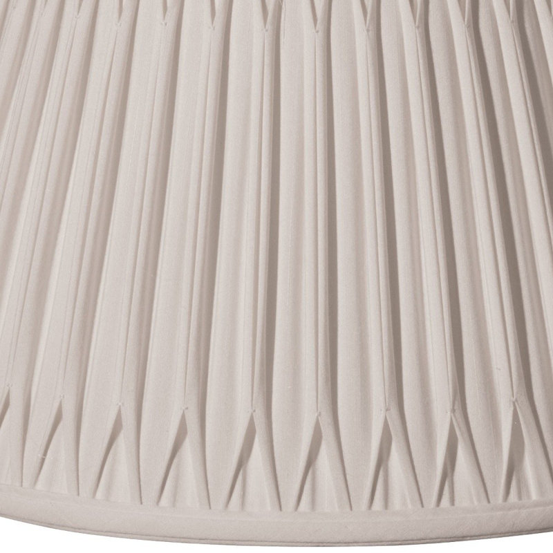 Abat-jour shantung 18 po, Crème, crème