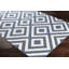 Tapis gris anthracite / blanc Derle-1883992499