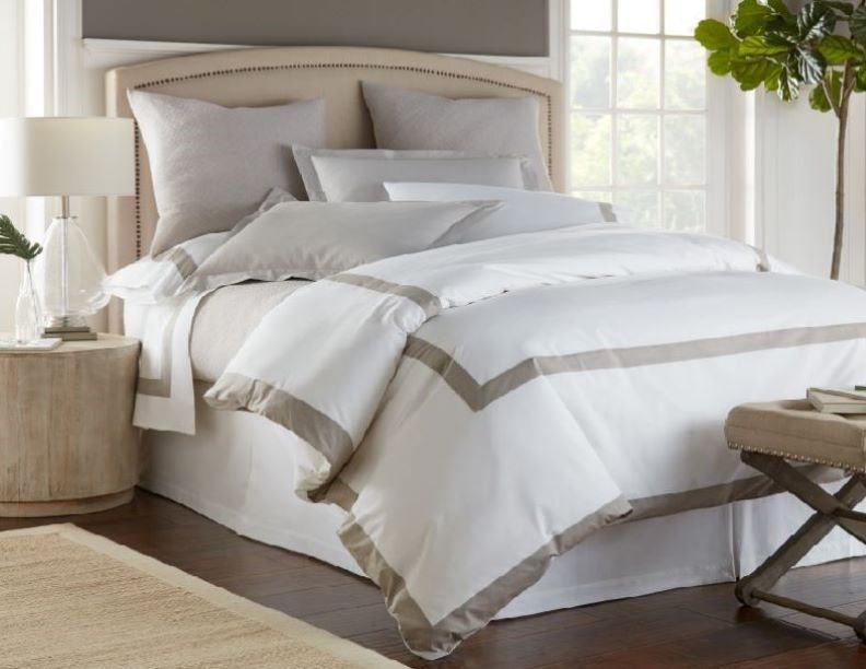 Gaia Percale Pair of Pillowcases, Flax, Standard