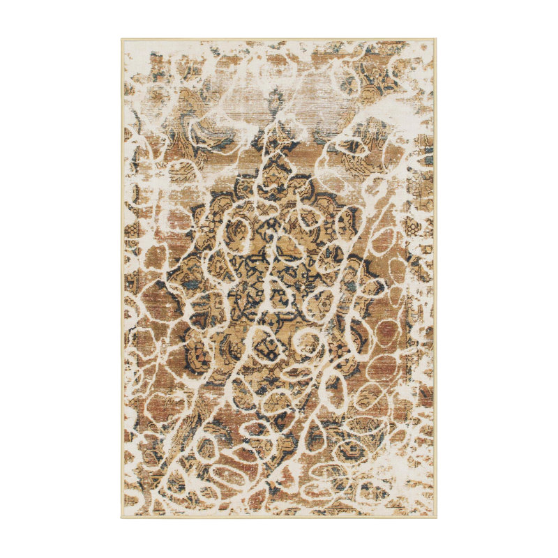 Stokesdale Abstract Indoor Rug, Rectangle 8' x 12'