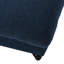 Kd - Navy Blue Fabric With Turned Feet Fine Upholstery