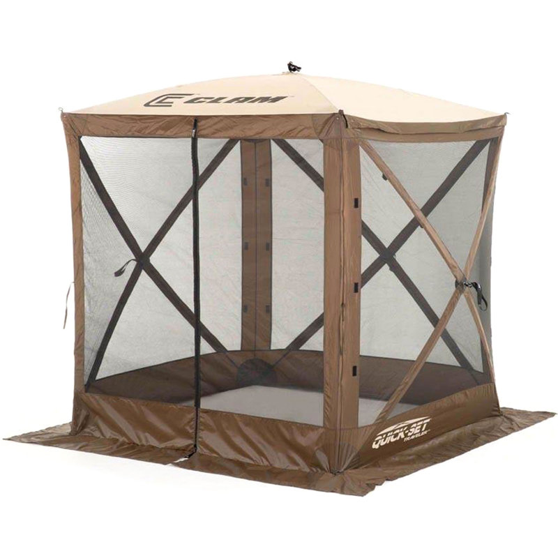 Green 9' x 9' Portable Outdoor Gazebo Canopy Shelter