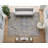 Bungalow Rose Handmade Beige/Blue Wool Area Rug-1218638205