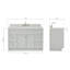 Ensemble de meuble-lavabo simple 55 po Hamlet-60199475