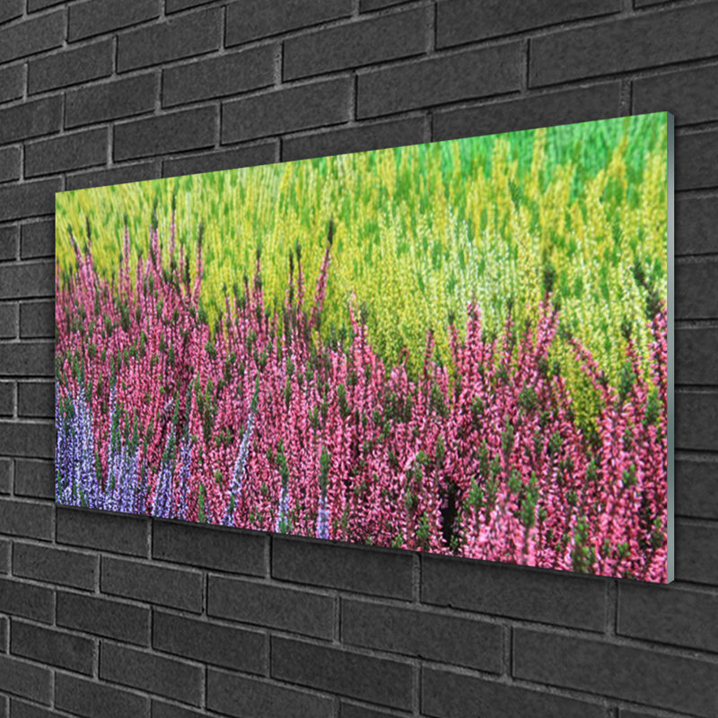 Floral Flower - No Frame Print on Glass