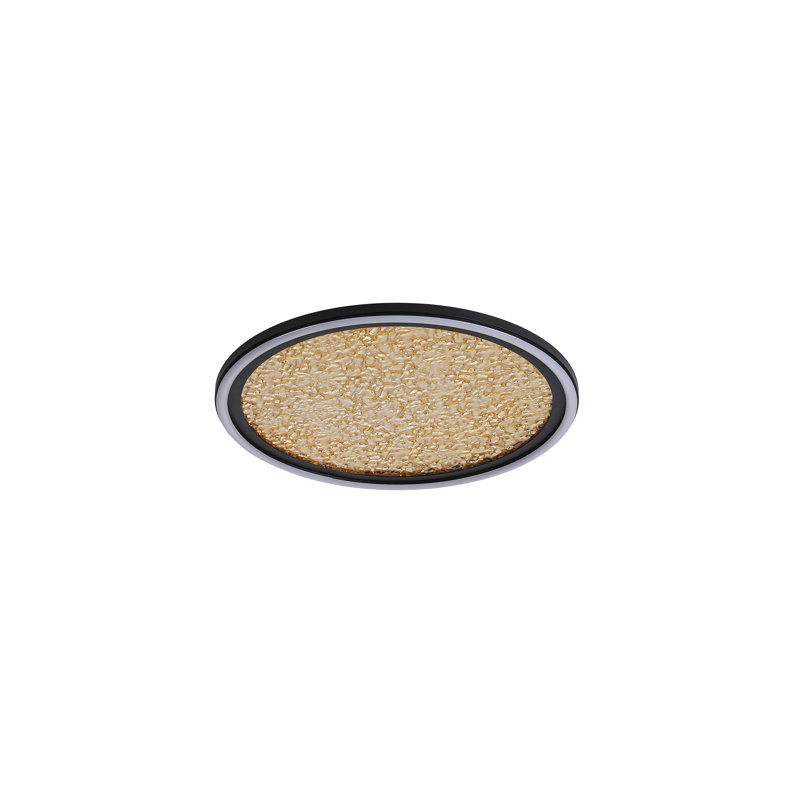 Azeemah Plastic LED Flush Mount, 6cm H x 39.5cm W x 39.5cm D