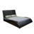 Petrucci Vegan Leather Sleigh Bed-1290324952-1290324955